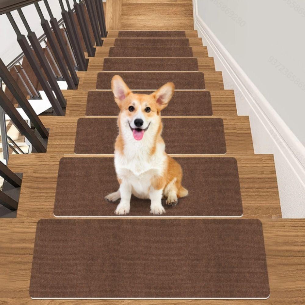 Self-adhesive Stair Tread Carpet Mat 76X20cm Door Mat New Protection Cover Pads  Home Decor