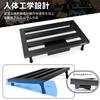 Aluminum Effects Pedal Board with Velcro Closure and Bag Alloy, Ultra-Lightweight 0.78kg (50.5x30.5cm)