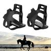 Horse Riding Stirrups Anti Slip Aluminum Horse Saddle with Cowhide Protective Cover for Horse Riders