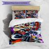 3pcs UFO Robot Grendizer3 Design Cover Set - HD Printed Bedding with 1 Cover and 2 Pillowcases - Perfect for Home and Dorm Decor
