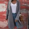 New Long Cardigan Sweater for Women, Solid Color Knit Oversized Open Front Cardigan for Women, Imported Women's Clothing