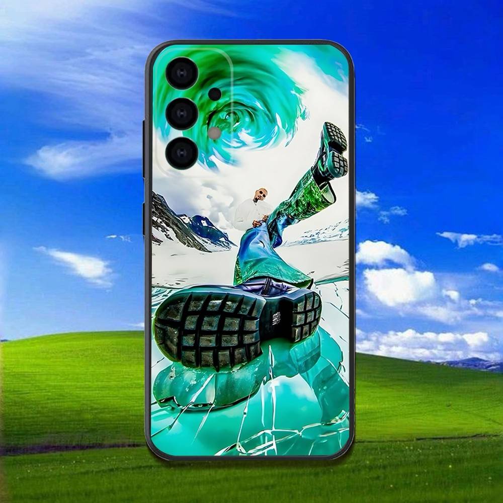 Hot C-Chris B-Brown Singer Phone Case For Samsung Galaxy A13,A21s,A22,A31,A32,A52,A53,A71,A80,Soft Black Shell
