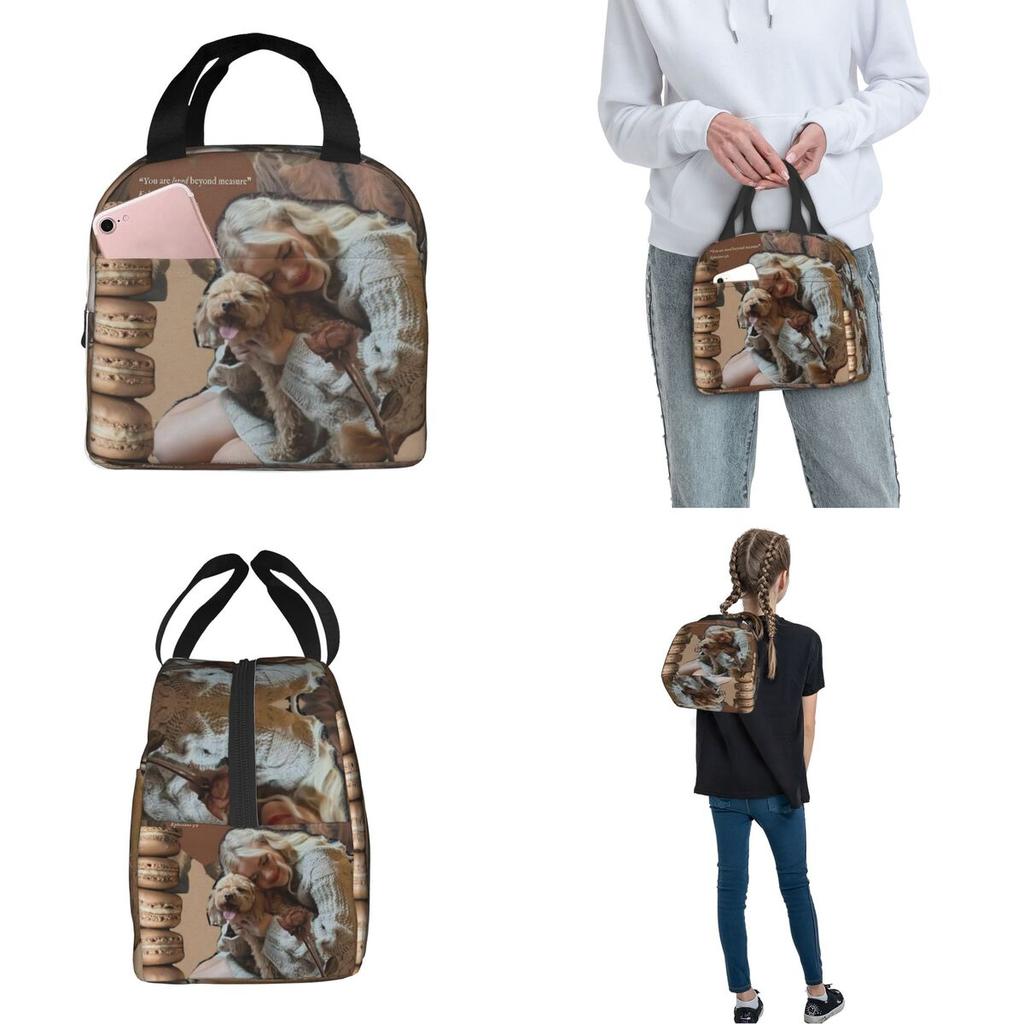 Freya Skye Singer Tour 2026 Insulated Lunch Bag Food Container Reusable Cooler Thermal Lunch Boxes For Work