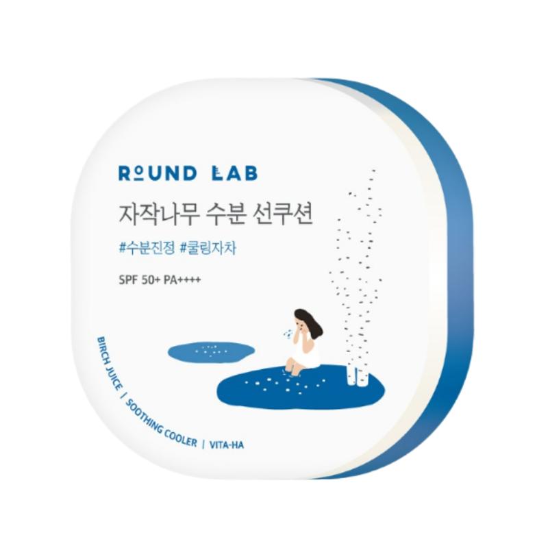 

Round Lab Birch Juice Moisturizing Sun Cushion SPF50+ PA++++ 15g – Hydrating UV Protection Compact