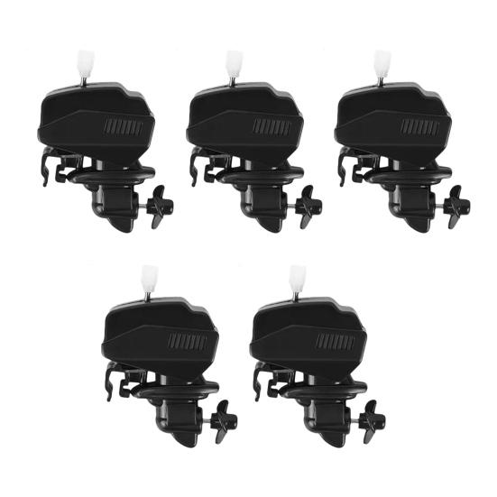 Yousheng Boat Motor Coffee Stirrer, Manual Wind-up Outboard Engine Drink Mixer, Mini Stainless Steel Marine Motor Stirrer for Coffee Milk Tea