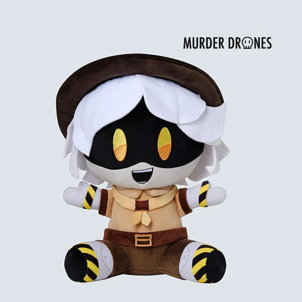 Oficiální plyšová hračka Cyn Uzi z Murder Drones Glitch Autentický anime doplněk Plyšový přívěsek Sběratelská panenka Pro fanoušky anime her