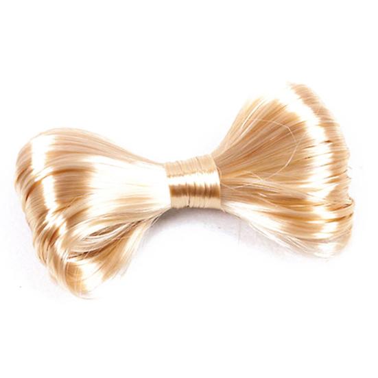 

Women Hair Duck Bill Clip Synthetic Fiber Bowknot Party Hair Accessory золотистый