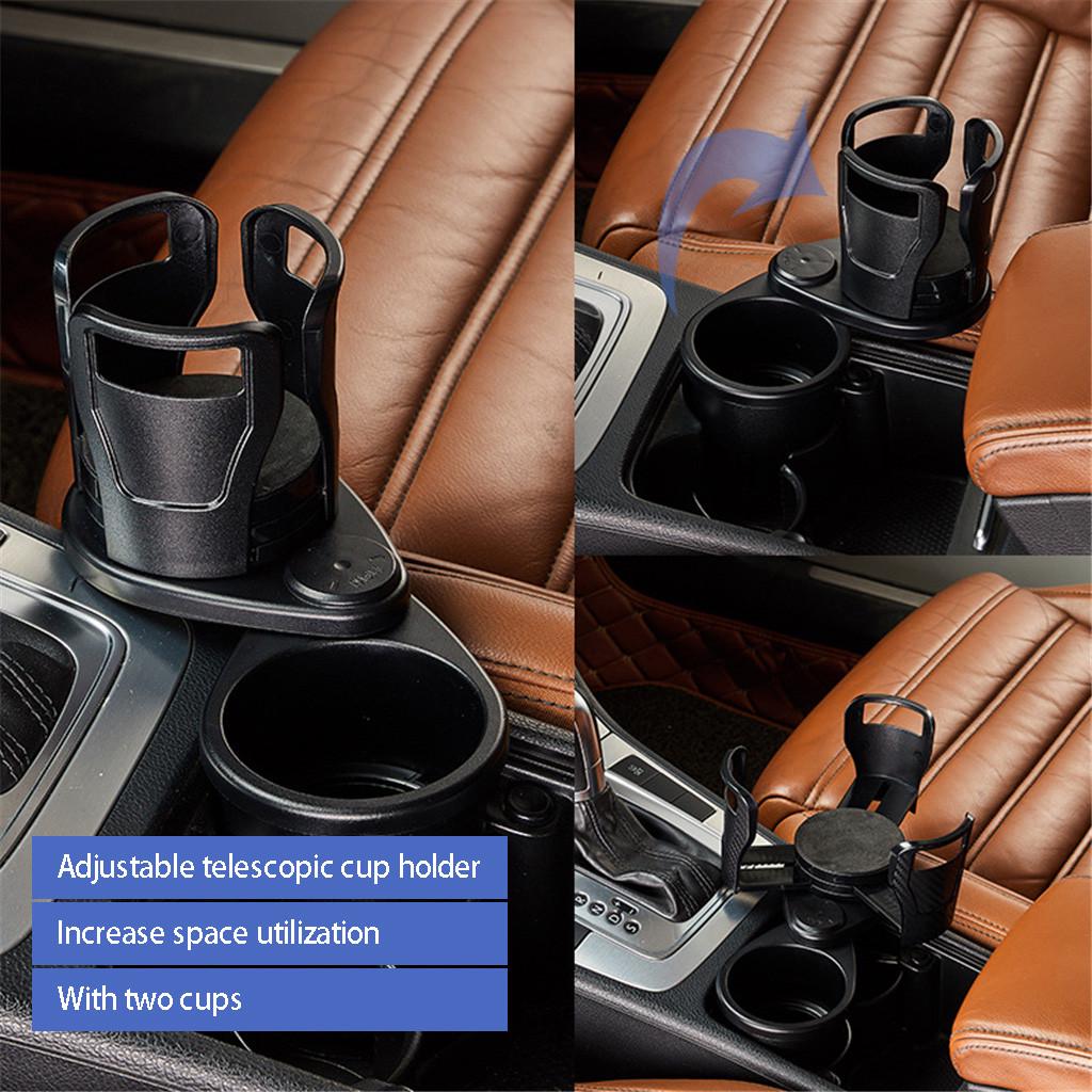 Universal Adjustable Car Cup Holder with Secure Grip for Bottles, Cans, and Mugs Easy Installation and Durable Design
