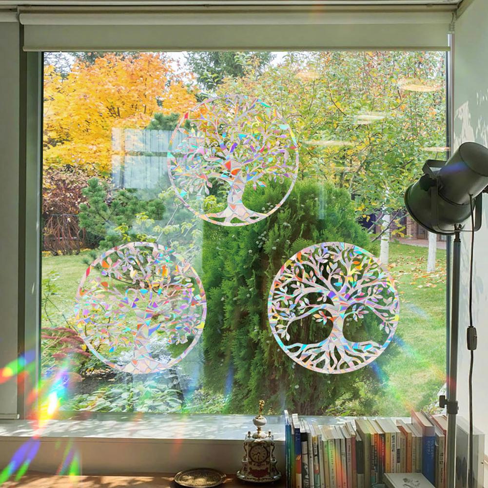 Pvc Window Stickers High-quality Pvc Window Decals Colorful Rainbow Window Stickers for Home Decoration Pvc for Bedroom