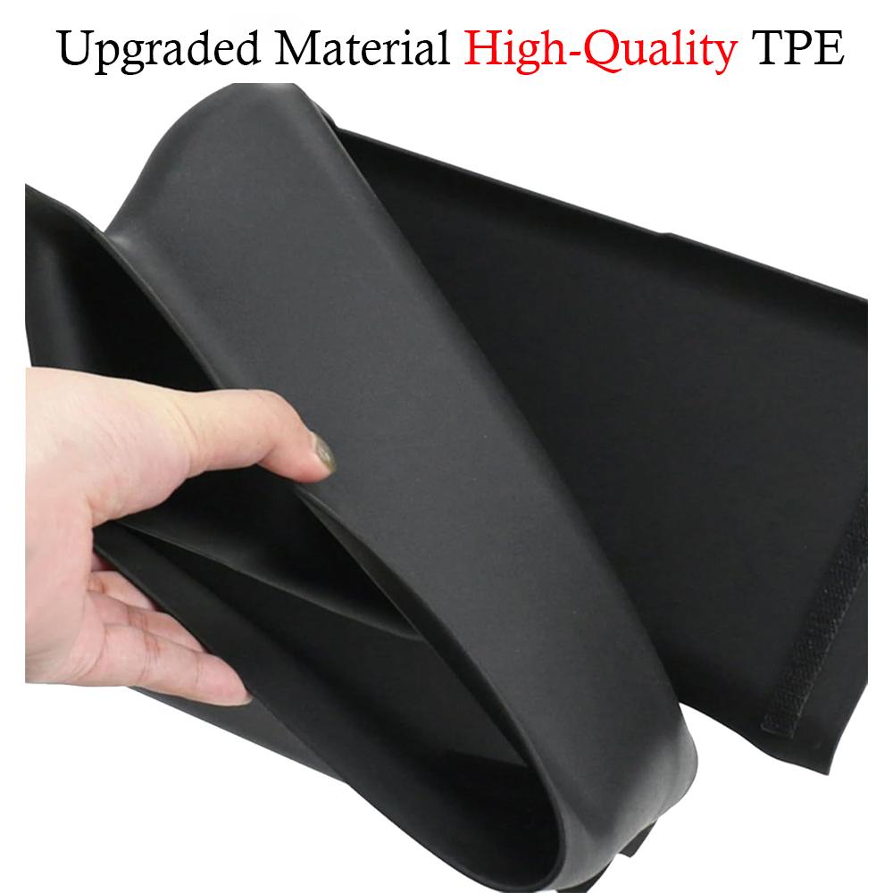 7PCS Auto Seat Slide Rail Cover for Tesla Model Y Juniper 2025 2026 Under Seat Wrap Corner Guards Slide Rail Protector Kit Full
