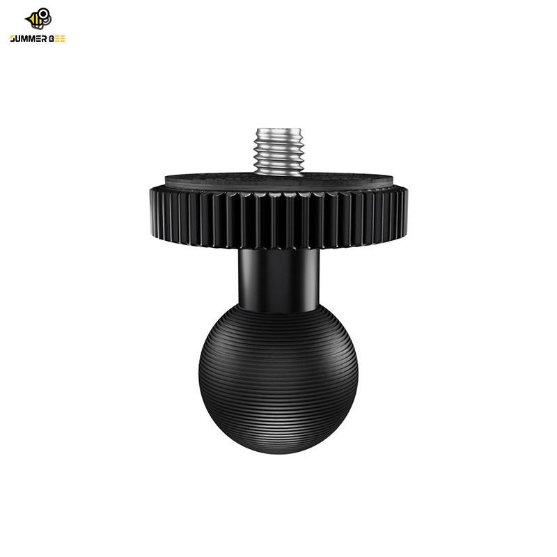 17mm Ball Head Phone Mount with Magnetic Suction Cup and Aluminum Connector for Car.