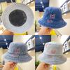 Denim Trendy Butterfly Fisherman Hat Women Sun Protection Basin Autumn Spring