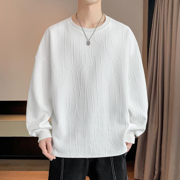 

2025 Autumn Men s Youthful Fashion Comfortable Loose Fit Pullover Hoodie 8XL білий