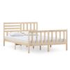 Solid Wood Bed Frame 140 X 200 Cm