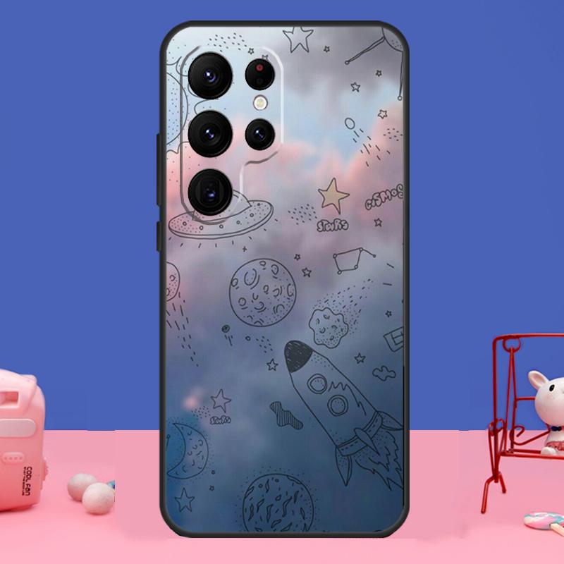 

Эстетический чехол Planet для Samsung Galaxy S24 S23 S22 S21 S20 FE Ultra Plus S8 S9 S10 Note 10 20 Ultra Case Galaxy S23Ultra