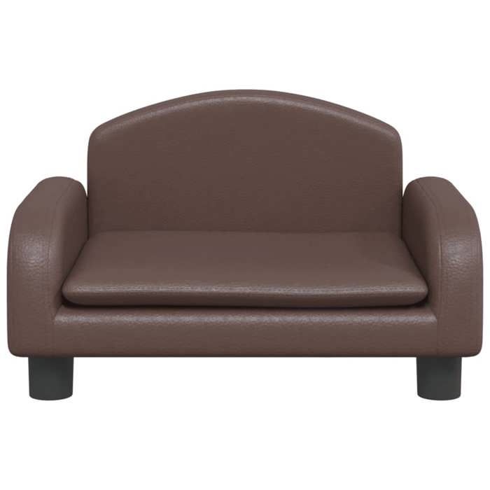 VidaXL Children's Sofa Brown 50x40x30 Cm Faux Leather, Mini Sofa, Mini Sofa Chair, Mini Sofa for Children, Sofa 3196376