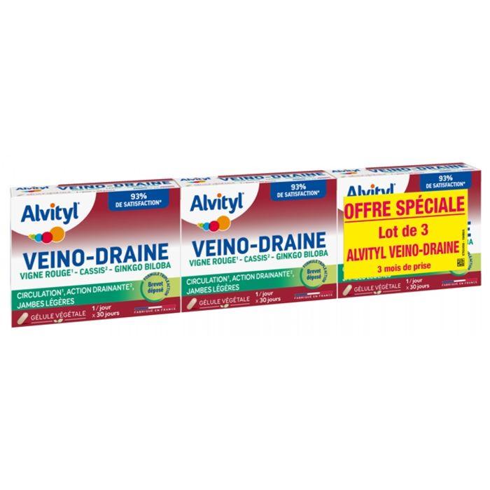 Alvityl Veino-Draine Lot von 3 x 30 Gelen