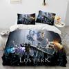 3D Lost ARK Game Gamer Cartoon Comforter Bedding Set,Duvet Cover Bed Set Quilt Cover Pillowcase,king Queen Size Bedding Set Boys