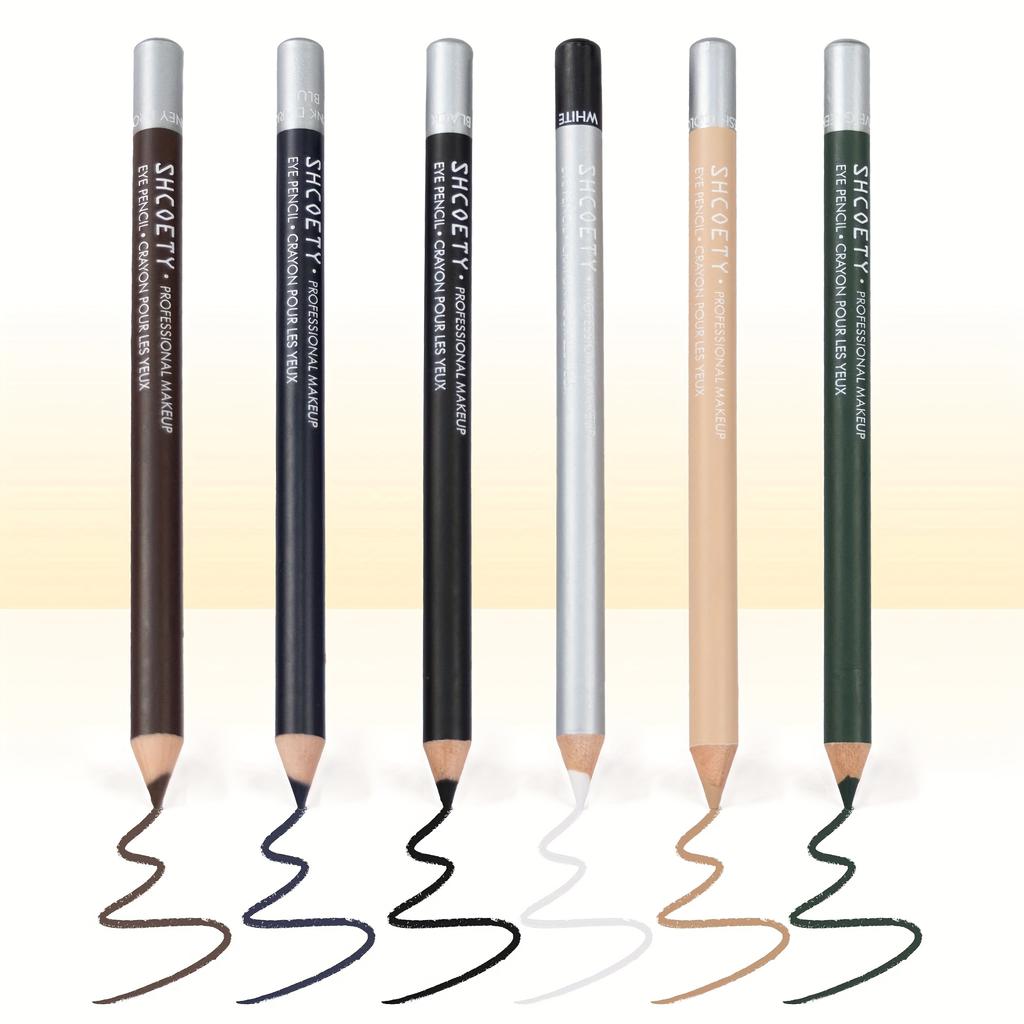 Multi-color Pencil-style Eyebrow and Eyeliner Pencil, Smudge-proof, Multi-functional Makeup Brush for Eyebrows, Eyes, and Double Eyelid Creation