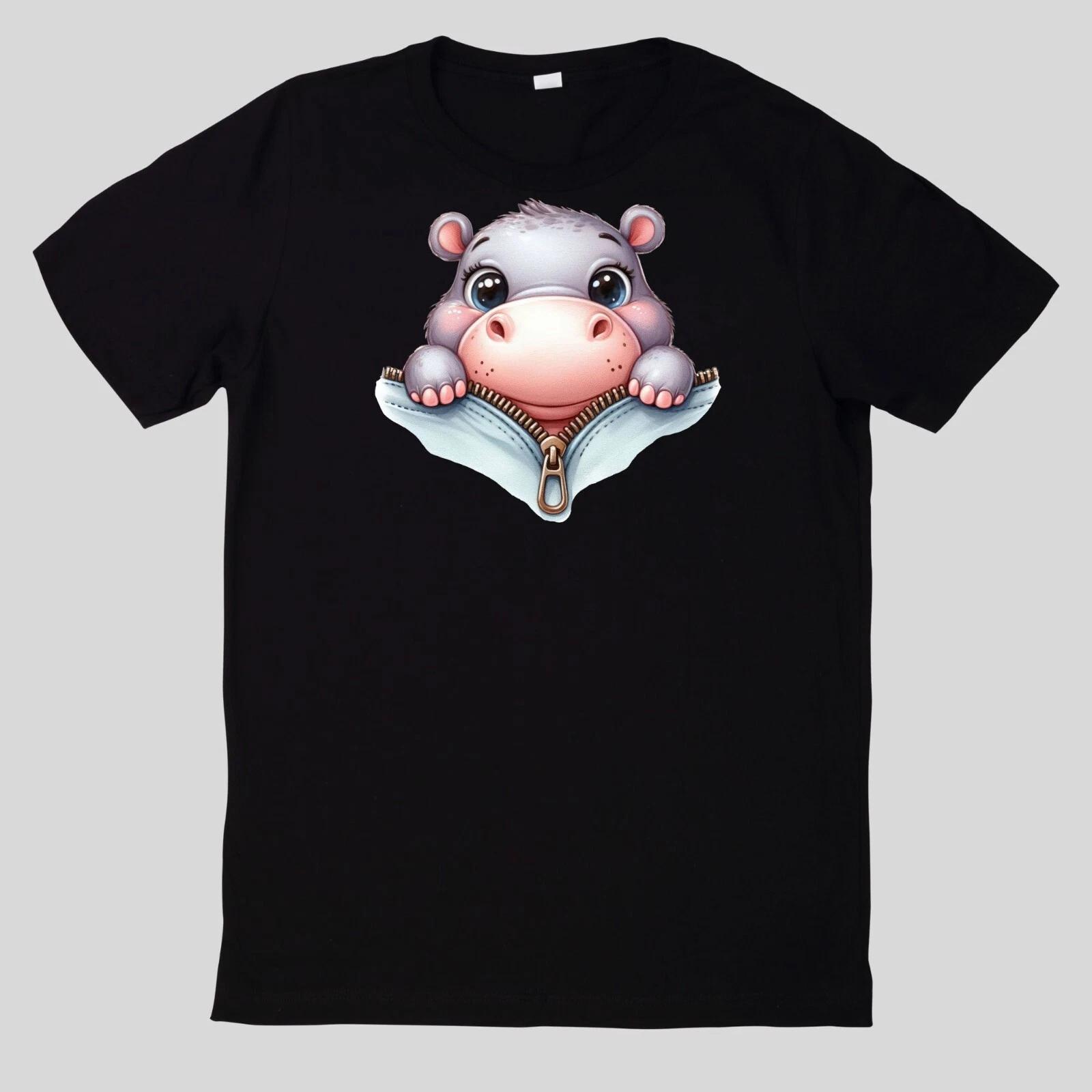 T-Shirt Niedliches Tier Baumwolle Fun Spaß Sprüche Lustig Cartoon L