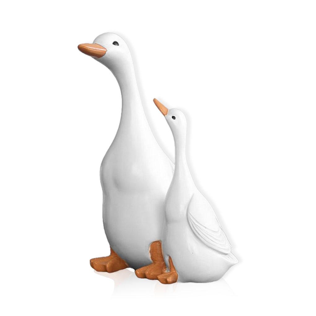 

Скульптура утки смола для дома и улицы декоративная фигурка искусство украшение миниатюра дом искусственное украшение подарок фермерский дом