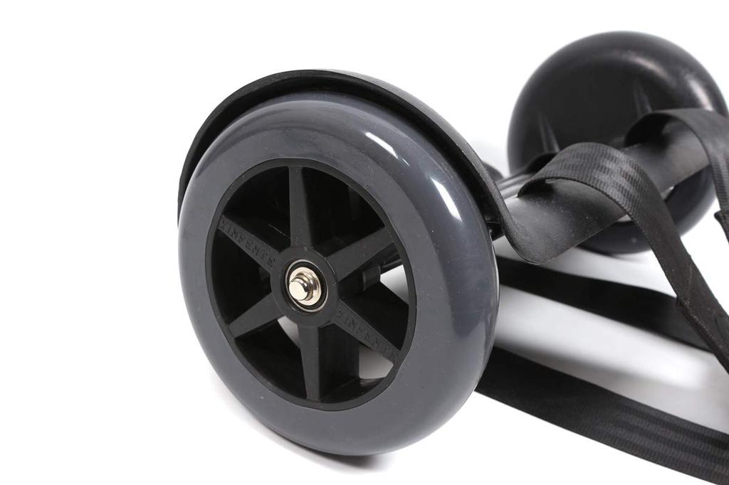 New Upright Double Bus Cart Carry Transport String Bus Wheel Buggy for 110-44 Double Bus