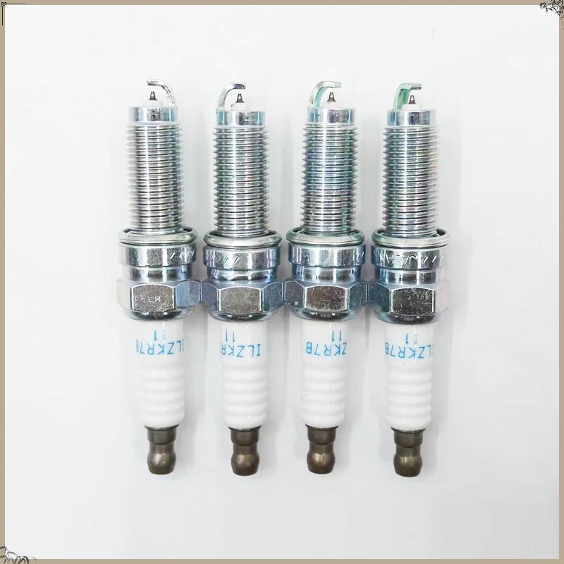 4pcs 12290-R70-A01 ILZKR7B11 Iridium Spark Plug For HONDA ACURA RDX TSX 3.5L ACCORD Candles Parts ILZKR7B11- 4pcs