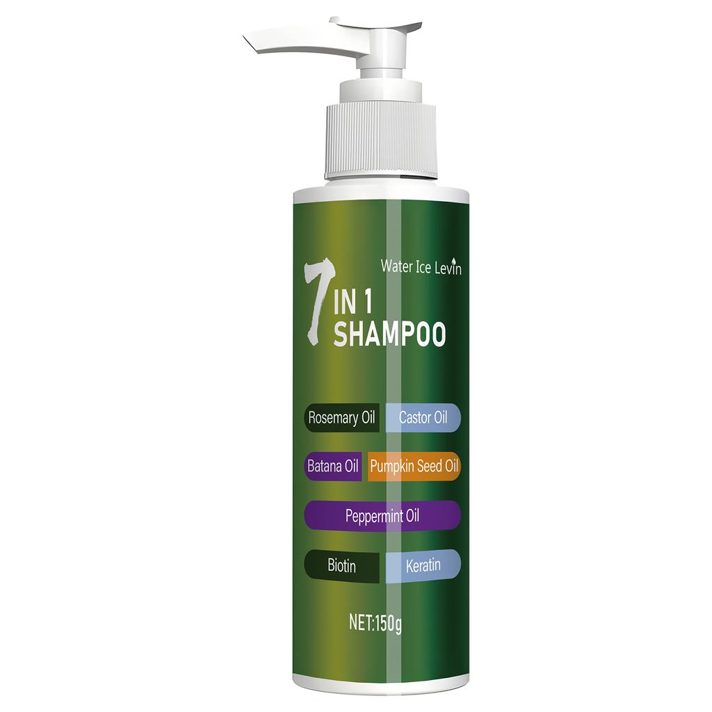 7-in-1 Shampoo, Rich Foam Easy Rinse, Dandruff Removal, Oil Control, Strengthens Hair, Repairs Split Ends, Volumizing Less