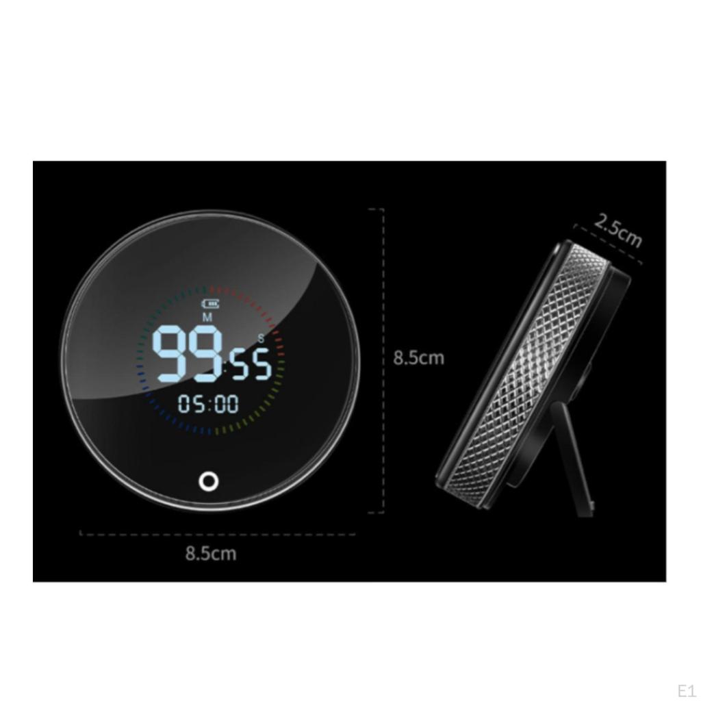 Rotary Timekeeper Timer Builtin Stand USB EnergyEfficient Multiple Placement Options