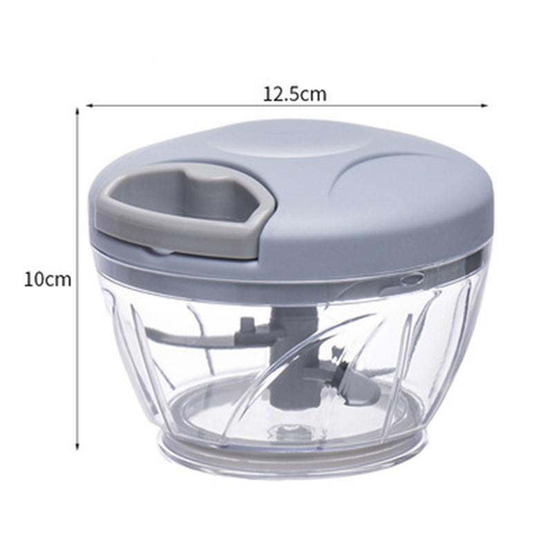 

Garlic Chopper 500/900ML Manual Rotate Fruit Vegetable Cutter Chopper Slicer Garlic Crusher Peeler Grinder Blender Meat Grinders