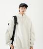 Men's Heavyweight Half-Zip Hoodie - New Spring/Autumn Design, Casual & Versatile High Street Loose Fit Hooded Jacket