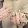 Vintage Nail Stickers Bronzing Gold Silver Nail Art Stickers Heart Nail Decals Nail Supply Nail Art Decoration for Women