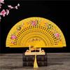 Double-Sided Easy-To-Open Folding Fan, Group Cheongsam Retro Fan, Catwalk Dance, Bright Red Model Dance Fan, Chinese Style