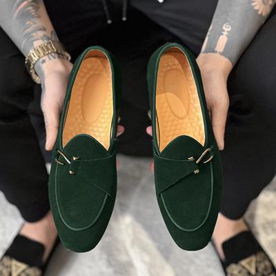 Neue Herren Trendige Spitzes Wildleder Mönchriemen Oxfords Homecoming Kleid Italienischer Designer Hochzeitsfeier Schuhe Zapatos Hombre Vestir