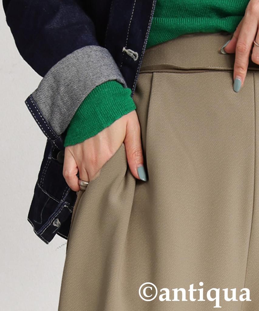 Antiqua Georgette One Size Women's Fleece-Lined Wide-Leg Pants, PY-00820, 08, Beige,