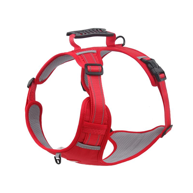 Reflective No Pull Dog Harness with Handle Breathable Adjustable Easy Control Pet Vest for Small Medium Large Dog Pettorina Cane