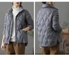 Jachetă Trendy Retro Albă cu Puf de Rață pentru Femei - Ușoară, Croială Largă, Scurtă, Palton de Iarnă 2024.