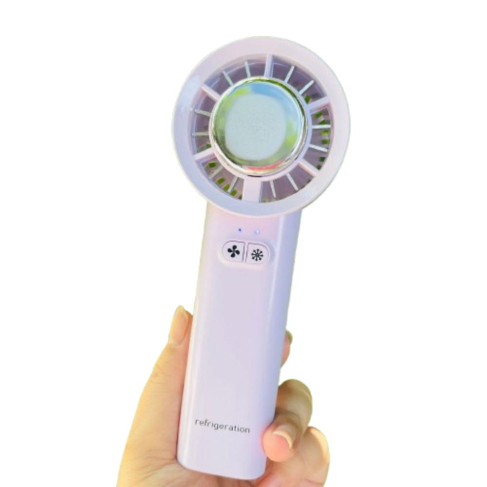 

Перезаряжаемый ручной турбо-вентилятор Мини уличный портативный вентилятор Ледяная сенсация Вентилятор-ураган Студент фиолетовый