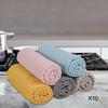10Pcs Microfiber Cleaning Cloth Washable Washcloths Window Cleaning Rag for Household Kitchenware Kitchen Counters Dishes