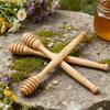 Wooden Honey Dipper Wood Natural Honey Wand Kitchen Serveware For Sandwich Lunch Holiday Winter Candy Pancake Halloween House