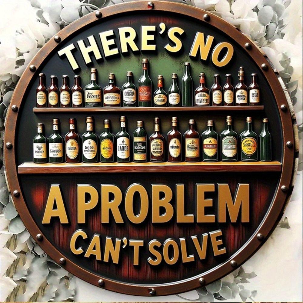 Metal Tin Sign Retro Art 20x20cm Home Wall Decor