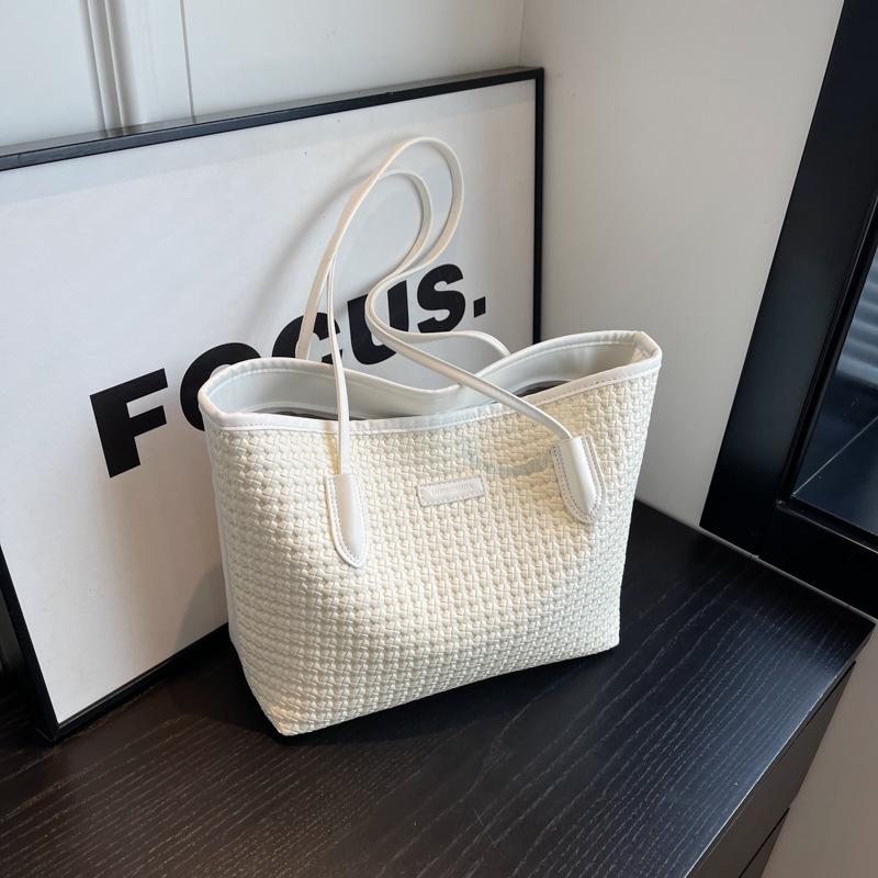 Tooxika Women's New Simple High-end Large-capacity Tote Bag Versatile Single-shoulder Underarm Bag