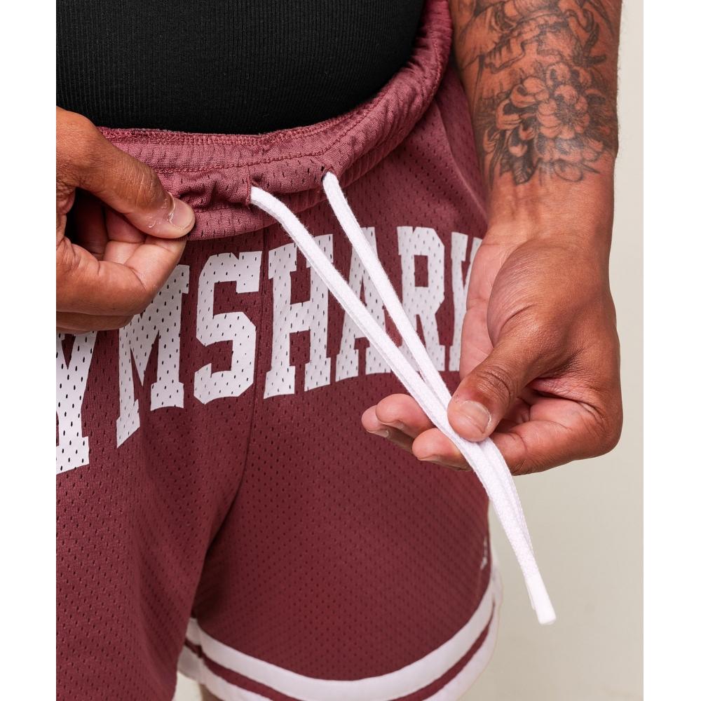 Gymshark Varsity Mesh Shorts Washed Berry Pink A6a8e Kcps