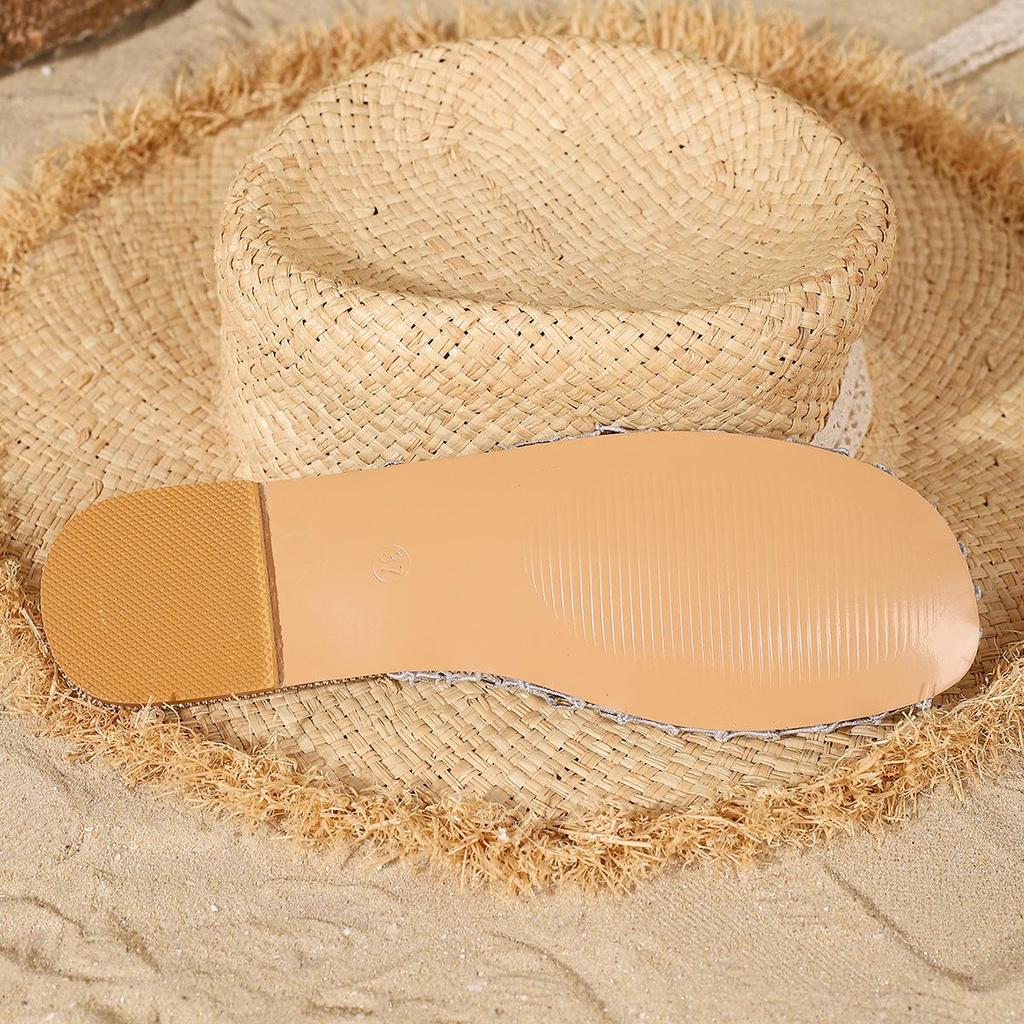 Spring 2026 Women's Breathable Mesh Woven Half Slippers - Casual and Stylish