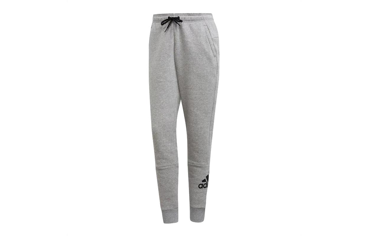 

Adidas ESSENTIALS Knitted Sweatpants Women s Light Gray Moderate Cuffed Pants DX7966 M