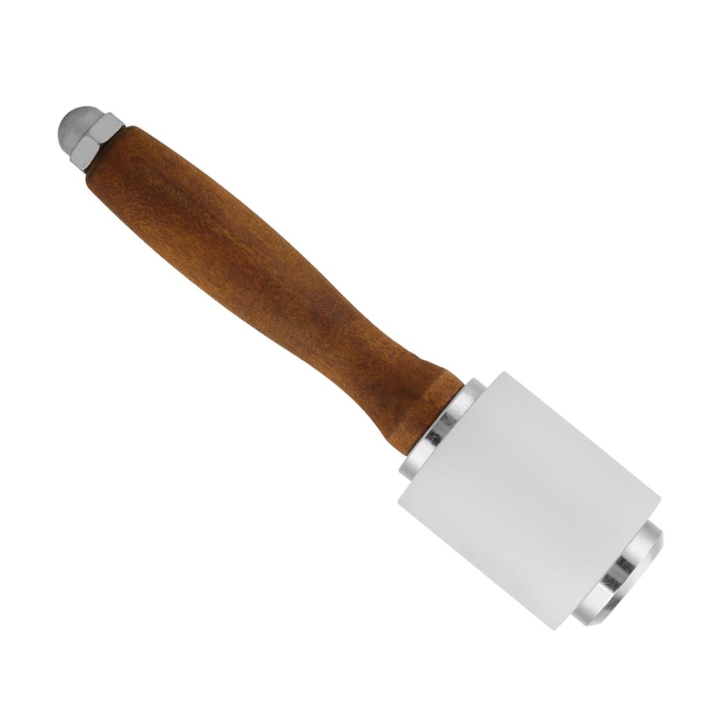 Leather Nylon Hammer Wood Handle Leather Carving Mallet Craft Tool