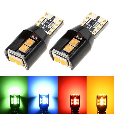 2Pcs Canbus T10 Led W5W Light Car Bulb 2023 Newest Polarity Free for Auto License Plate Lamp Turn Signal Dome Lighting 12V White