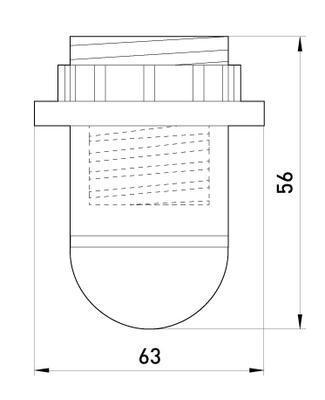 Plastic Lamp Holder With Ring E14 White - Ex-S9100006