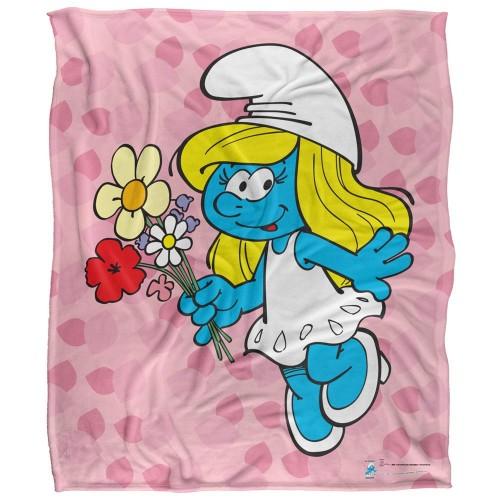 The Smurfs Silky Smurfette Supersoft Blanket
