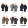 Men Women Gift Cold Weather Skiing Half Finger Typing Winter Gloves Warm Knitted